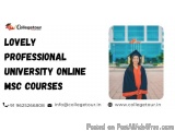 Lovely Professional University Online Msc Courses