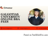 Galgotias University Online Bba Fees