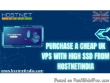 Purchase a Cheap UK VPS with High SSD from Hostnetindia
