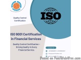 ISO 9001 Certification in Financial Services | Quality Control Certification