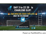 The image is an advertisement for a football match. The background of the image shows a football stadium with a large crowd o...