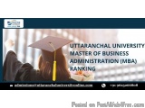 Uttaranchal University Master of Business Administration (MBA) Ranking
