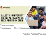 Galgotias University Online Ma Placement, Fees, Admission Open