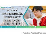 Lovely Professional University Distance Eligibility