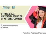 Uttaranchal University Bachelor Of Arts (ba) Courses
