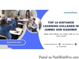 Top 10 Distance Learning Colleges in Jammu and Kashmir