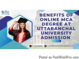Benefits Of Online Mca Degree At Uttaranchal University Admission