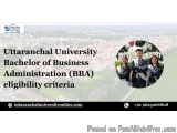 Uttaranchal University Bachelor Of Business Administration (bba)...