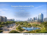 The image is an aerial view of Gurgaon International City, a city in India. The city is located in the heart of the city and...