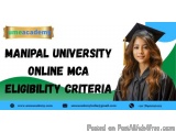Manipal University Online Mca Eligibility Criteria