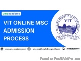 Vit Online Msc Admission Process