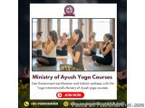 Ministry of Ayush Yoga Courses | Yoga Therapy Teacher Training Course
