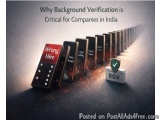 Why Background Verification Is Critical For Companies In India