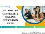 Galgotias University Online Education Fees