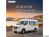 12 Seater Tempo Traveller Hire in Jaipur