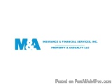 The image is a logo for a company called "Insurance & Financial Services, Inc. Property & Casualty LLC". The logo is a combin...