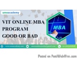 Vit Online Mba Program Good Or Bad