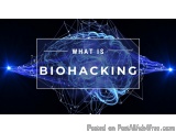 The image is a graphic design with a dark blue background. In the center, there is a large white square with the words "What...