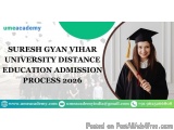 Suresh Gyan Vihar University Distance Education Admission Process...