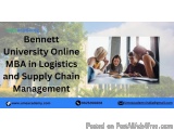 Bennett University Online Mba In Logistics And Supply Chain Manag...