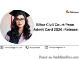 Bihar Civil Court Peon Admit Card 2026 :release