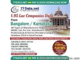 77 Data: Download the Verified List of SME companies in Bangalore