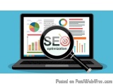 The image shows a laptop with a magnifying glass hovering over the screen. On the screen, there are various graphs and charts...