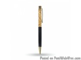 Personalized Golden Glitter Pen