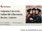 Galgotias University Online Bba Placement, Review, Courses
