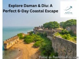 The image shows a beautiful coastal escape in Daman & Diu, a perfect 6-day coastal escape. The image is taken from a high van...