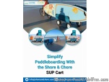 Simplify Paddleboarding With the Shore & Chore SUP Cart