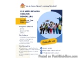 KLE TTM Gallery - Good Tourism Management colleges in Bangalore