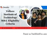Vellore Institute Of Technology Mba Eligibility Criteria