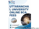 uttaranchal university online BCA fees