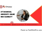 Uttaranchal University Online Mba Eligibility