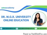 Dr. m.g.r. university online education