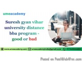 Suresh Gyan Vihar University Distance Bba Program - Good Or Bad