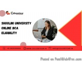 Shoolini University Online Bca Eligibility