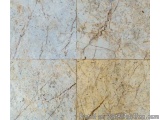 The image is a close-up of a square tile with a marble-like texture. The tiles are arranged in a grid-like pattern, with each...