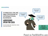 Symbiosis Online MBA Program in International Business