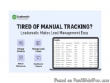 Tired of Manual Tracking? Leadomatic Makes Lead Management Easy