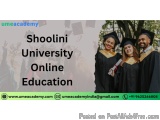 Shoolini University Online Education