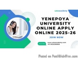 Yenepoya University Online Apply Online 2025-26