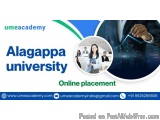 Alagappa University online placement