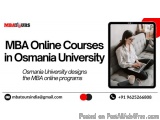 MBA Online Courses in Osmania