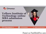 Vellore Institute of Technology online MBA admission process