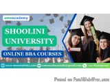 Shoolini University Online Bba Courses