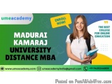 Madurai Kamaraj University Distance MBA