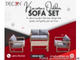 Elevate Your Outdoors Instantly with the Karmas Outdoor Sofa Set