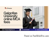 Galgotias University Online Mca Fees